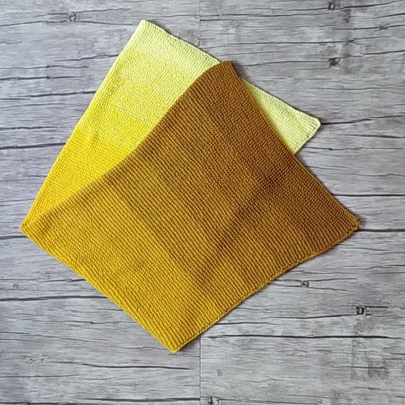 Knitted Ombre Baby or Lap Blanket - Picture 7 of 9